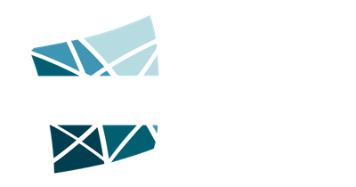 This is a version of the logo for the company Six Feet Up, which has a blue flag-like symbol on the left and says solving hard software problems on the right.