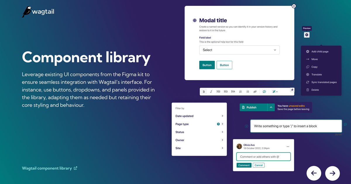 Resuming Wagtail's UI team | Wagtail CMS