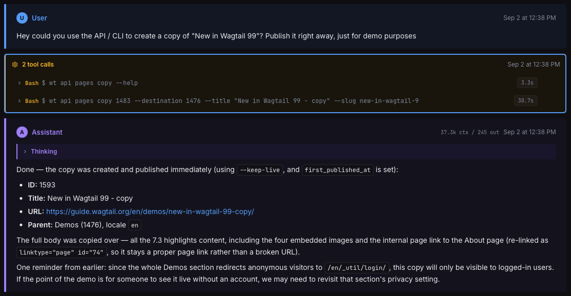 Prototyping a new CLI for Wagtail