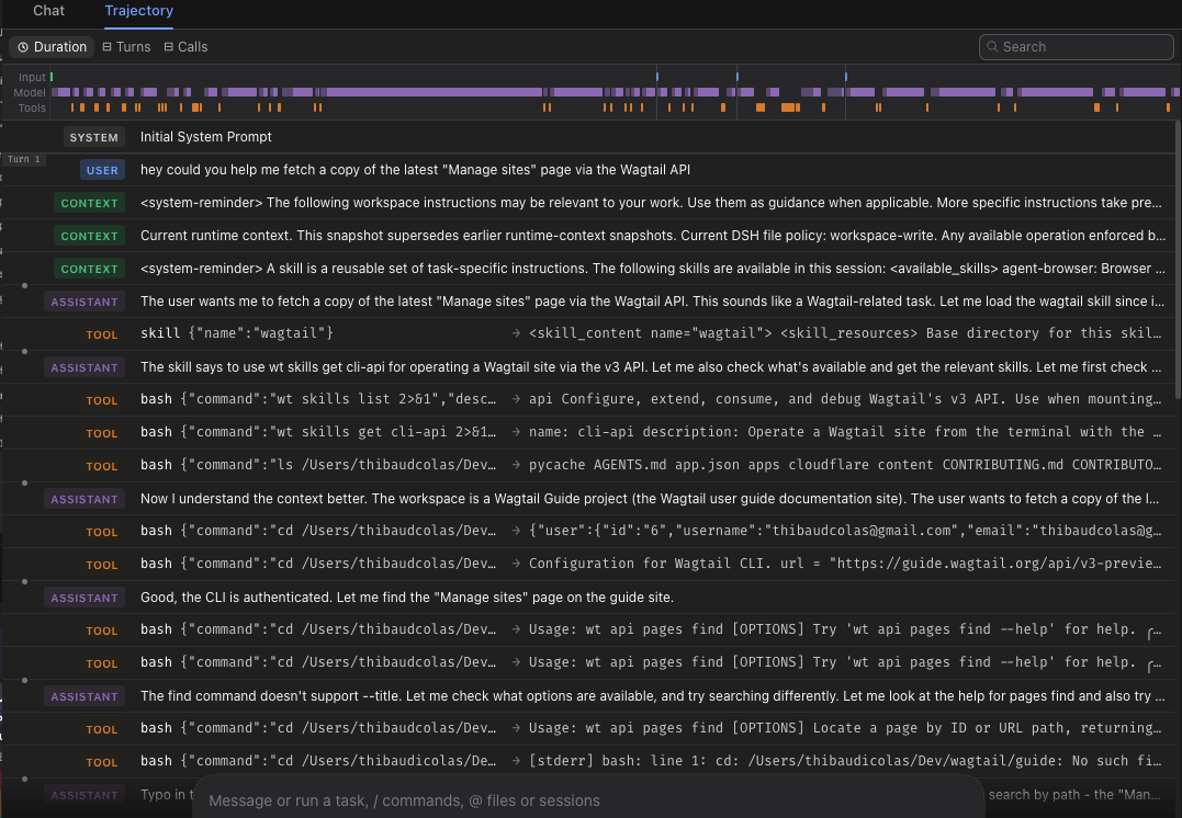 Wagtail API in action: Content ops with DeepSeek Harness