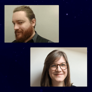 A combined image of co-speakers Sylvain Bosseil and Lucie Laporte